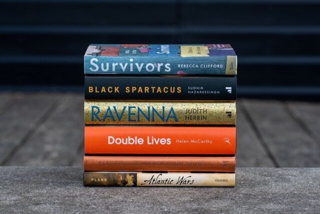 The six hardback books shortlisted for the Wolfson History Prize 2021