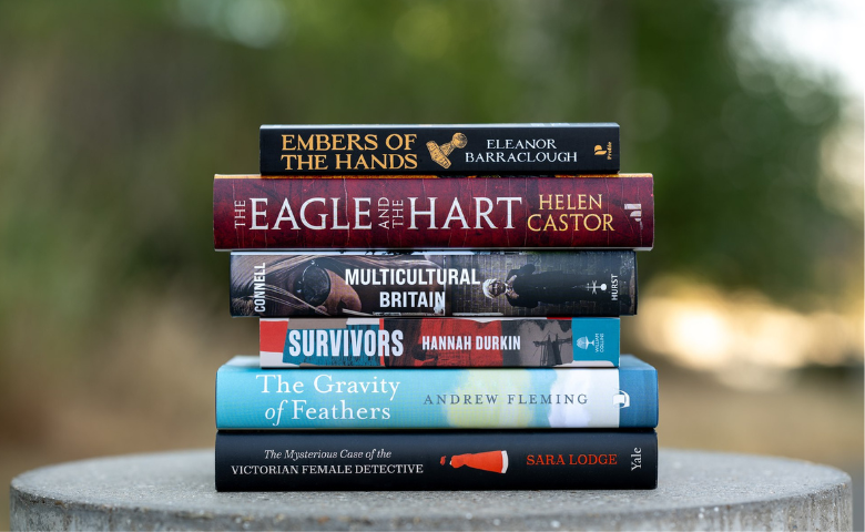 Stack of 2025 shortlisted books